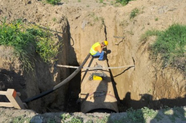 A fost înlocuită o magistrală de apă. Valoarea lucrării: 7,12 milioane lei